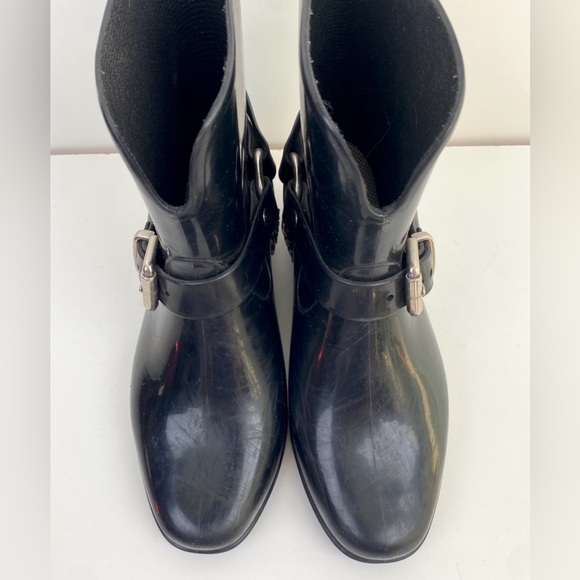 Marc Jacobs Rubber Motorcycle Rain boots Black - Picture 4 of 9